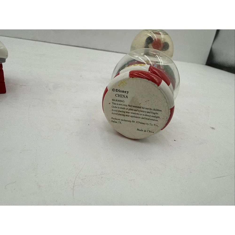 Mickey Mouse Mini Snow globes J C Penney Exclusive Lot Of 3‎